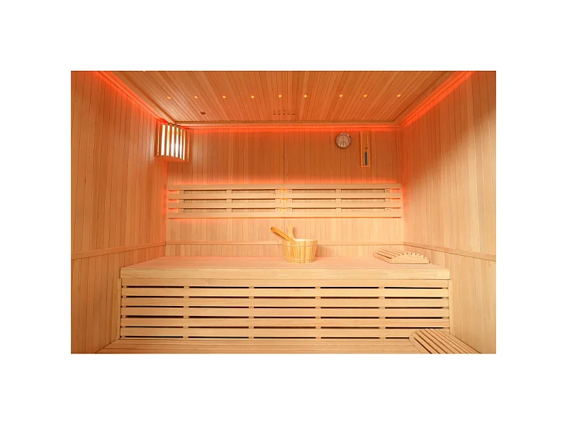 Sauna finlandais Nordica® Vapeur V56 (5 à 6 places) - 203 x 162 x H.200