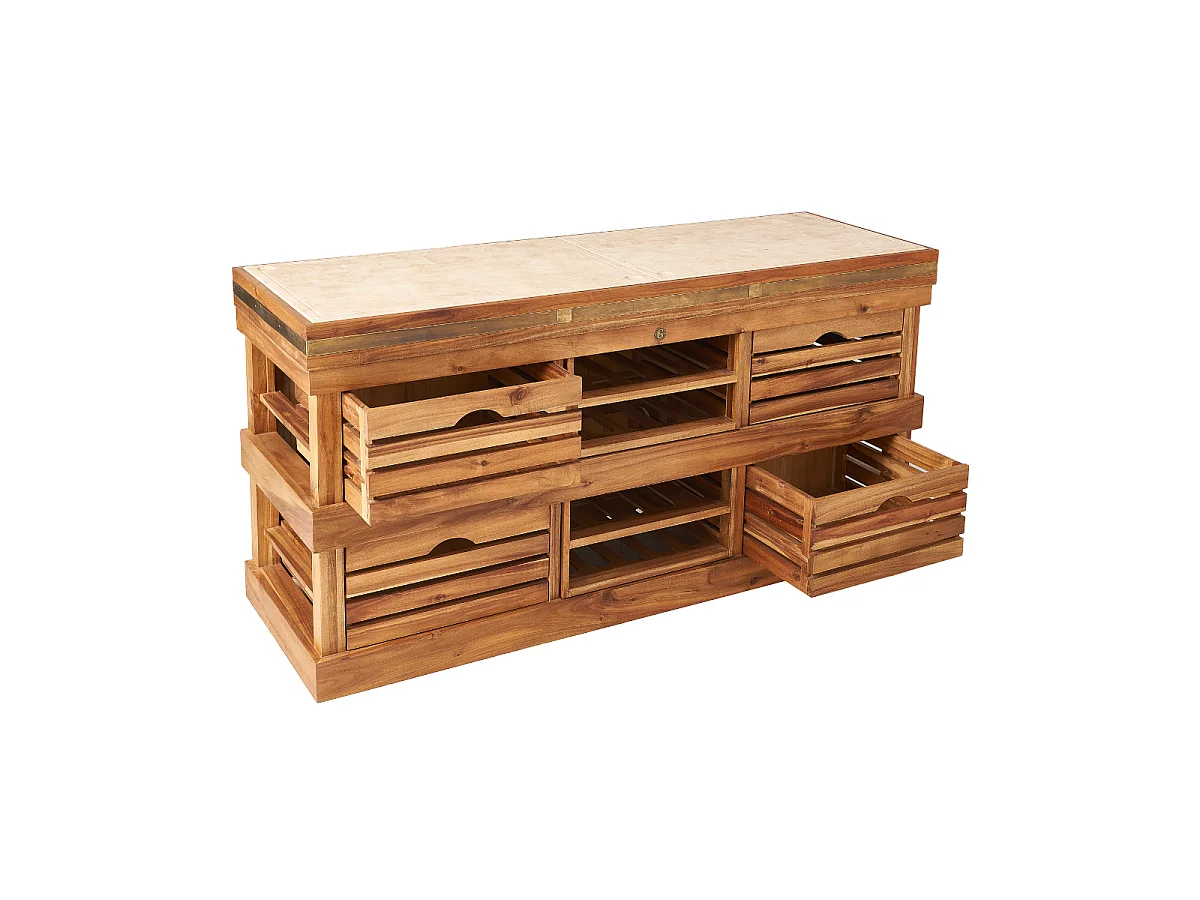 Groot, massief houten snijplank AUBRAC