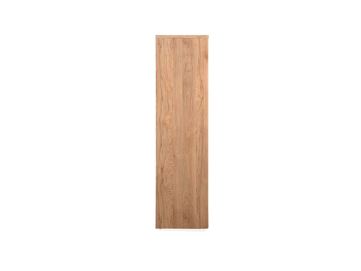 Buffet 2 portes 2 tiroirs effet bois L86 cm - SOREN