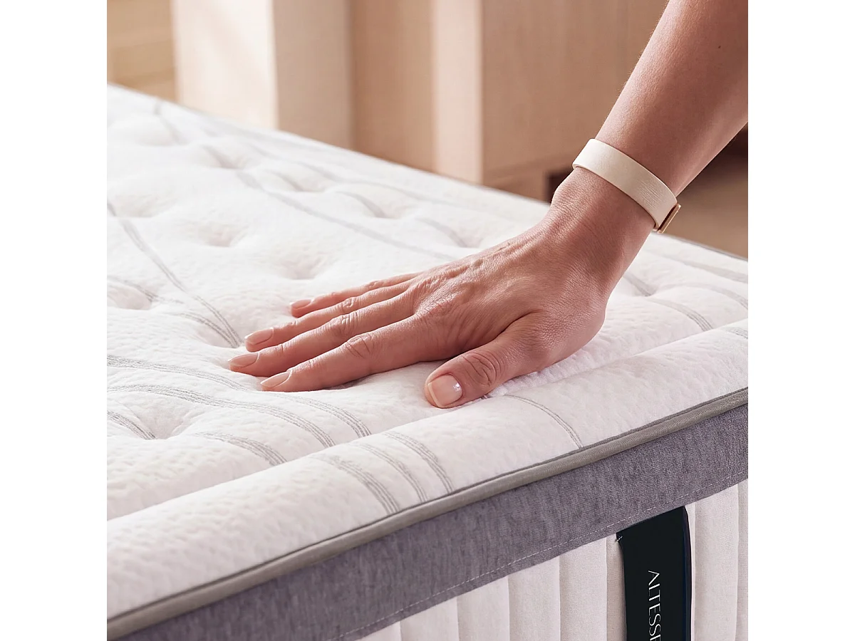 Matelas Mémoire de forme ALTESSE - 27 cm -  80x200 cm - Blanc