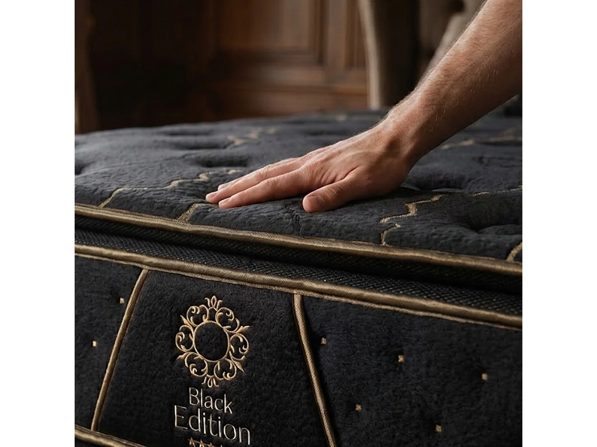 Matelas Mémoire de forme 34 cm BLACK EDITION 180x200