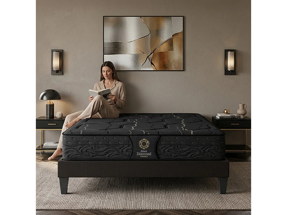 Matelas Hybride 32 cm BLACK DIAMOND 180x200