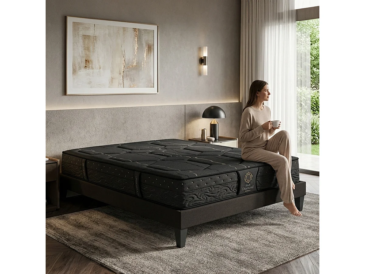 Matelas Hybride 32 cm BLACK DIAMOND 180x200