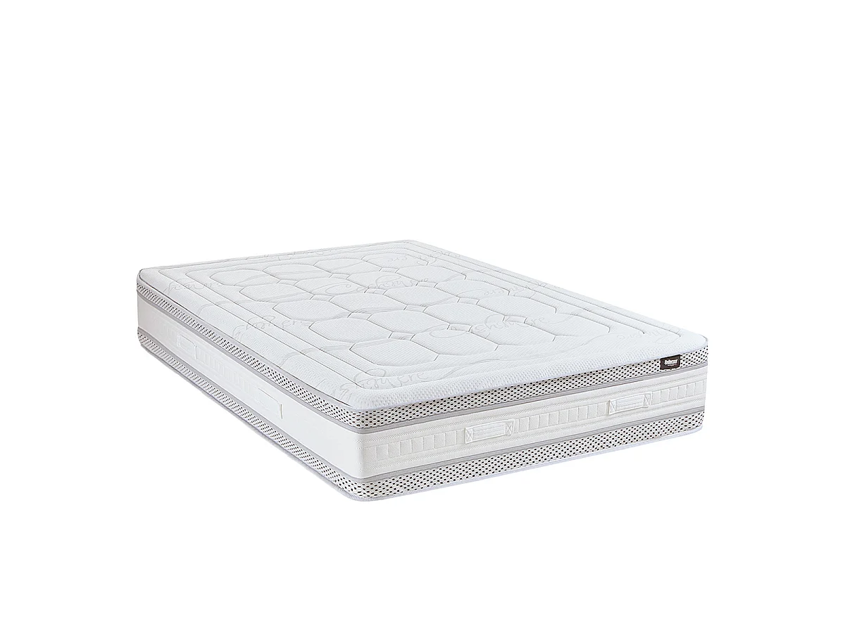 Matelas Ressorts ensachés 33 cm CHAMPS ÉLYSÉES - 140x190 cm