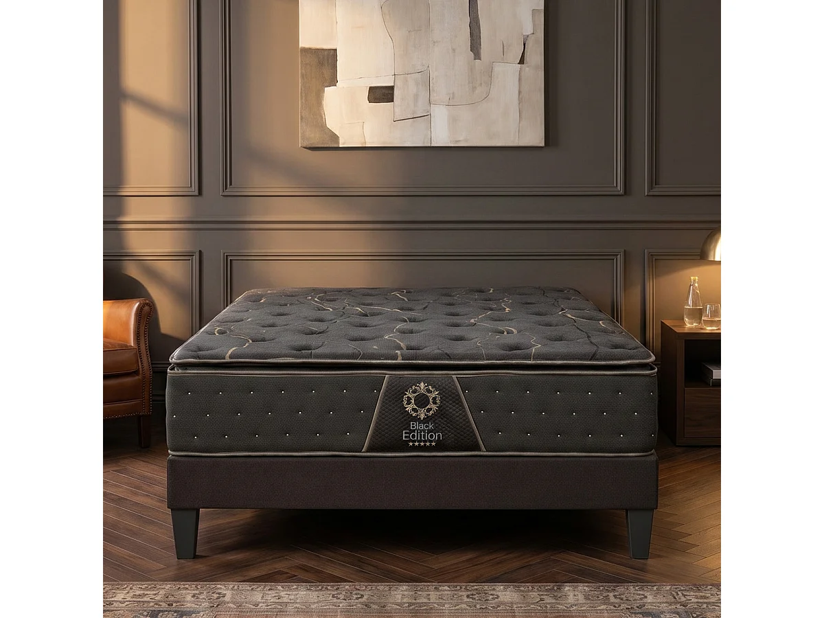 Matelas Mémoire de forme 34 cm BLACK EDITION 160x200