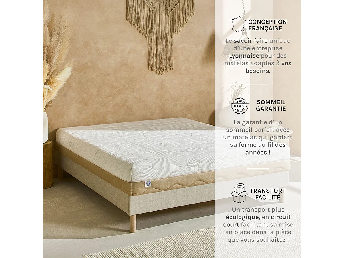 Matelas Mousse 24 cm LA CITY - 160x200 cm