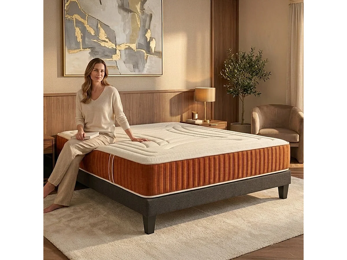 Matelas Mémoire de forme 34 cm JACOBIN 90x190