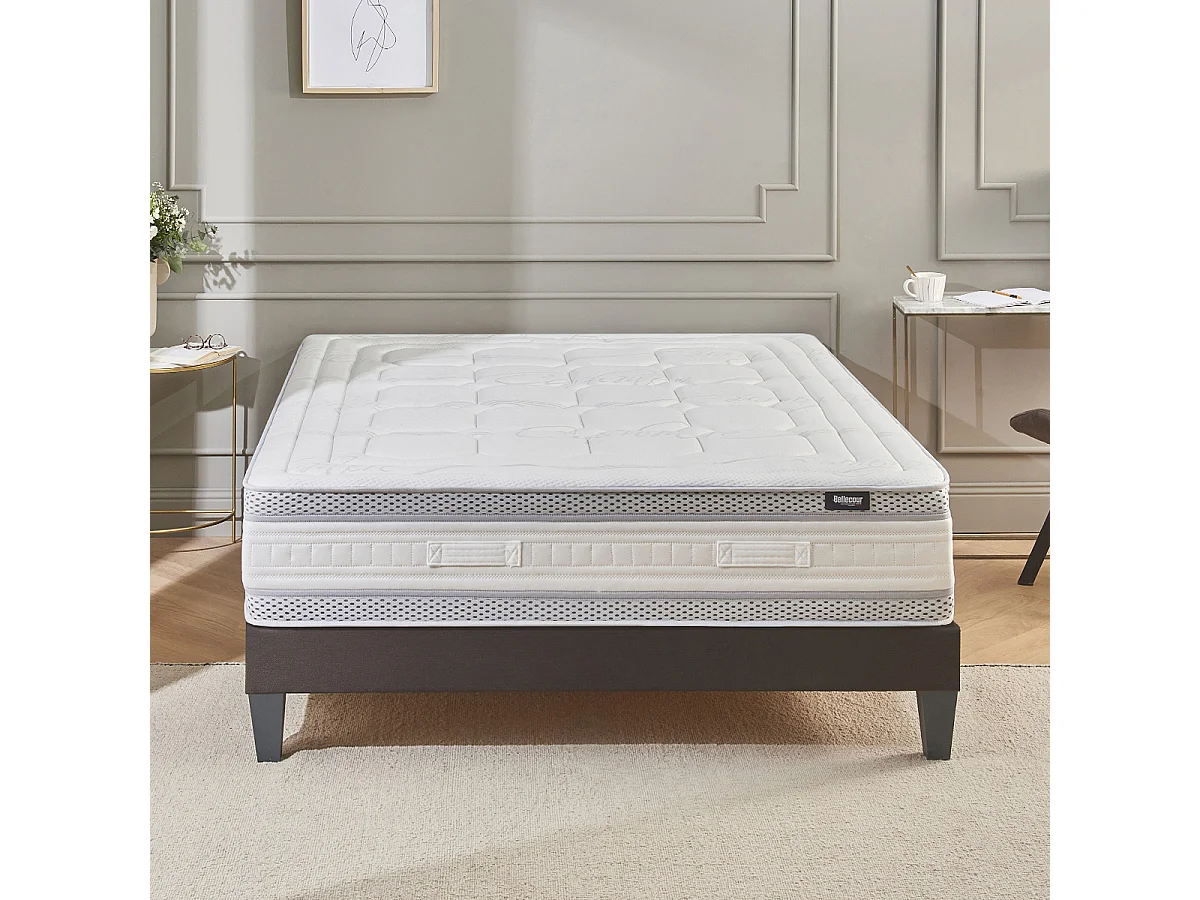 Matelas Ressorts ensachés 33 cm CHAMPS ÉLYSÉES - 160x200 cm