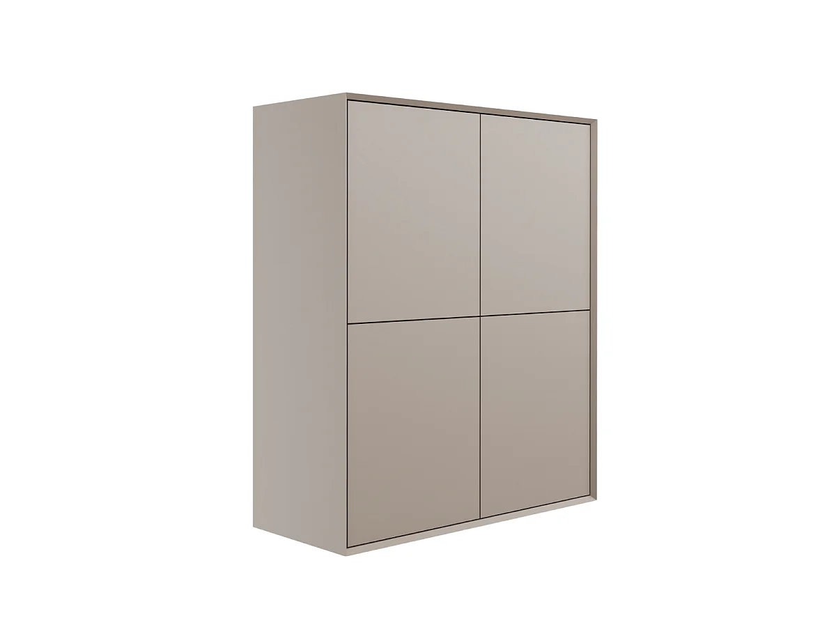 Dressoir hoog 4 deuren L100 cm - ORÉLIA