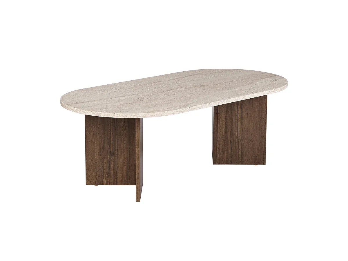 Ovale salontafel L119 cm - IRIS