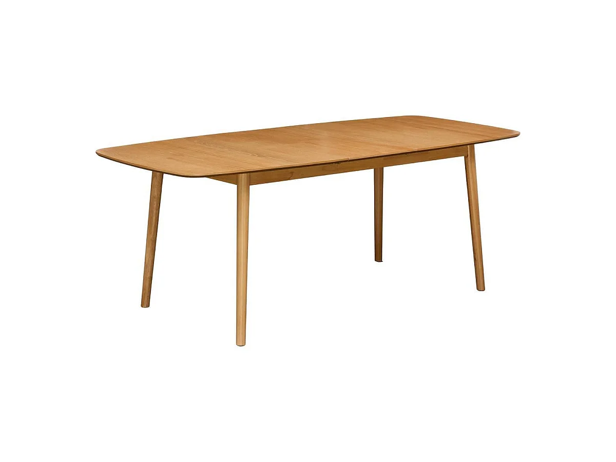 Table à Manger Extensible "Tilda" 160-200cm Beige