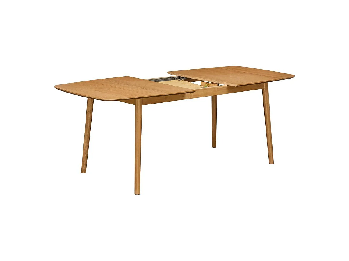 Table à Manger Extensible "Tilda" 160-200cm Beige