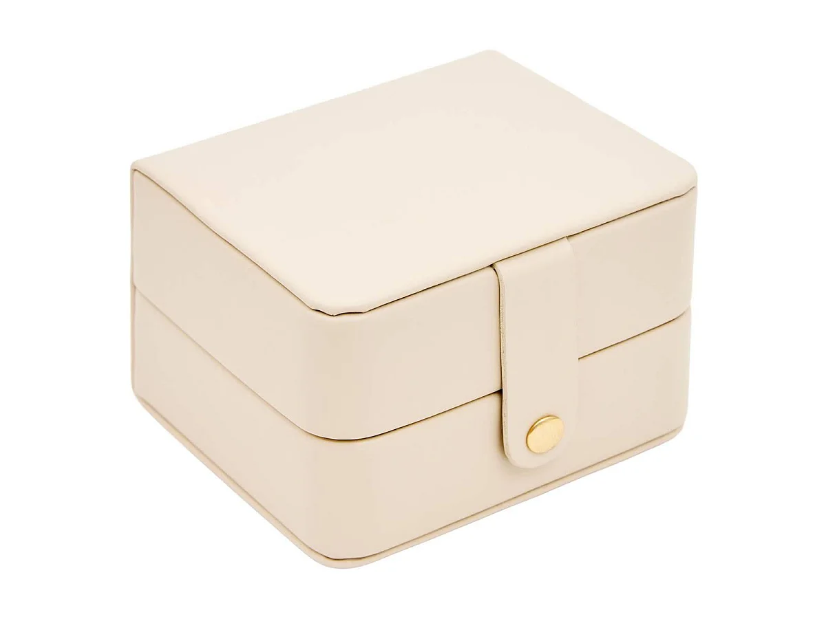 Boîte à Bijoux de Voyage "Natty" 20cm Blanc