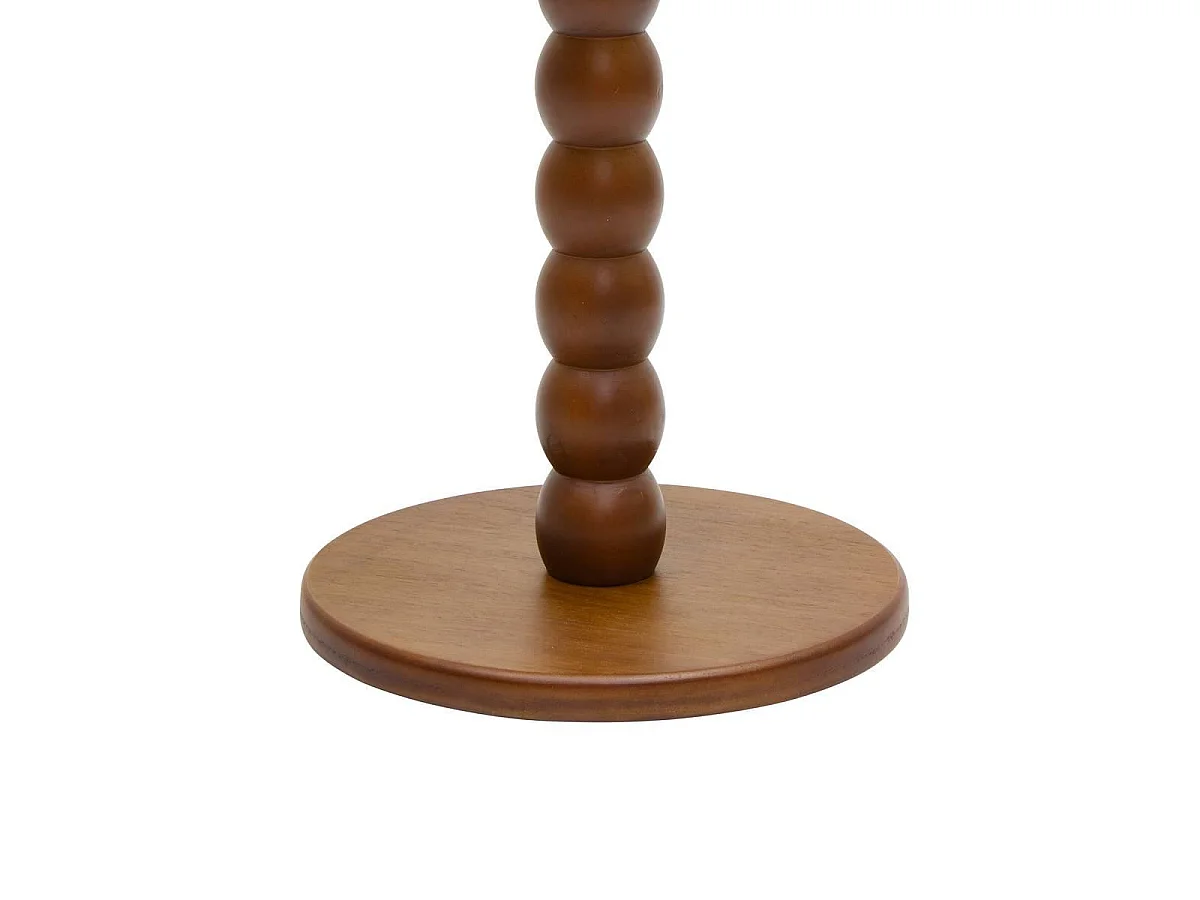 Table d'Appoint Design "Chamlo" 46cm Marron