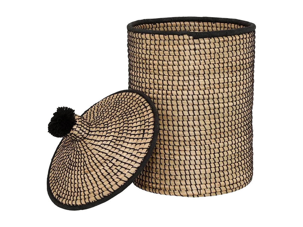 Lot de 3 Paniers de Rangement "Nyero" 44cm Beige