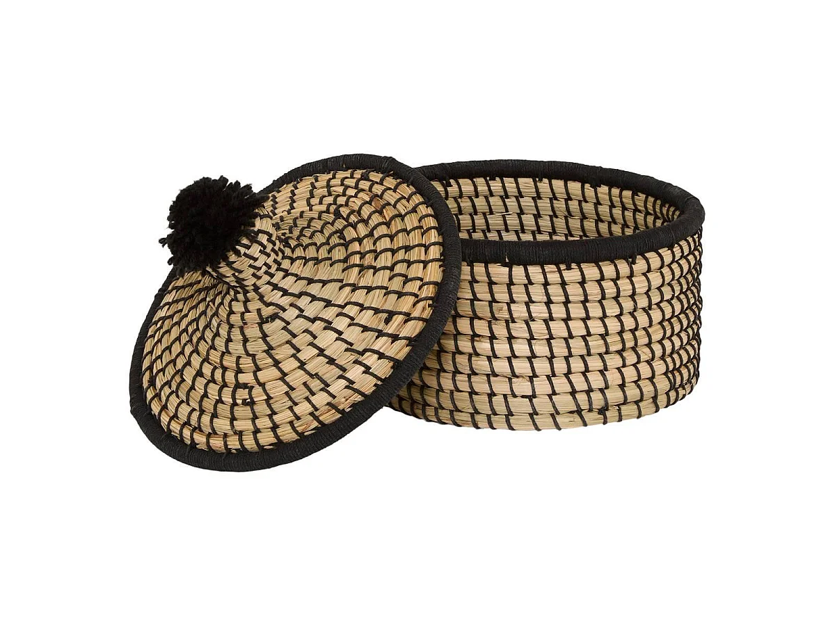 Lot de 3 Paniers de Rangement "Nyero" 44cm Beige