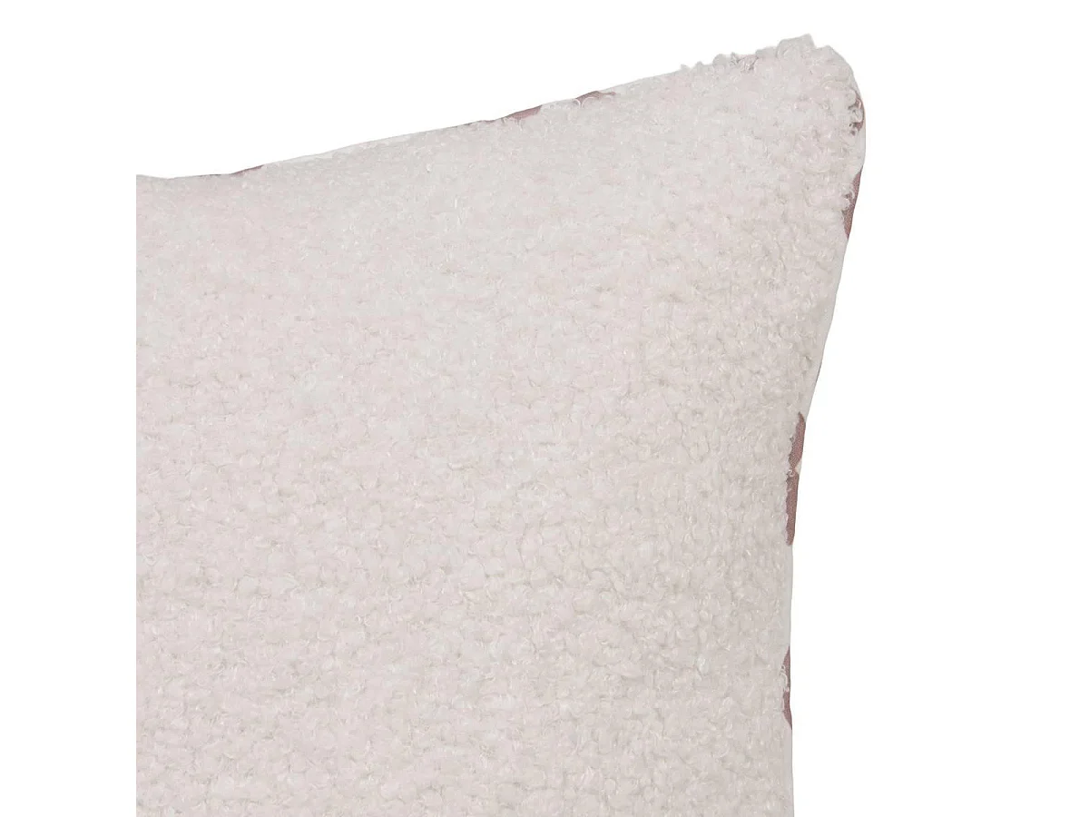 Coussin Déco Enfant Bouclette "Jaiko" 38x58cm Rose