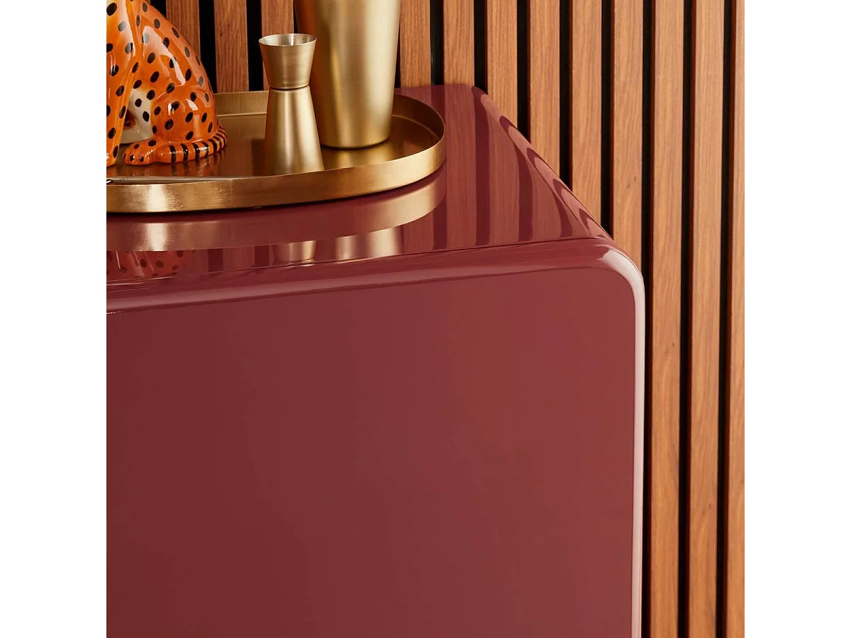 Buffet 2 Portes "Douglas" 80cm Bordeaux