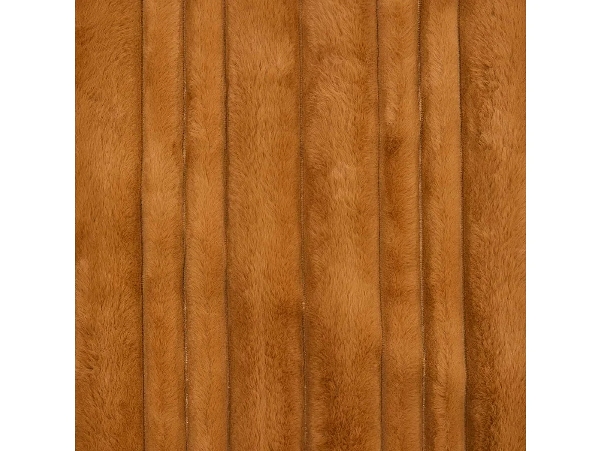 Plaid Imitation Fourrure "Coti" 120x160cm Cognac