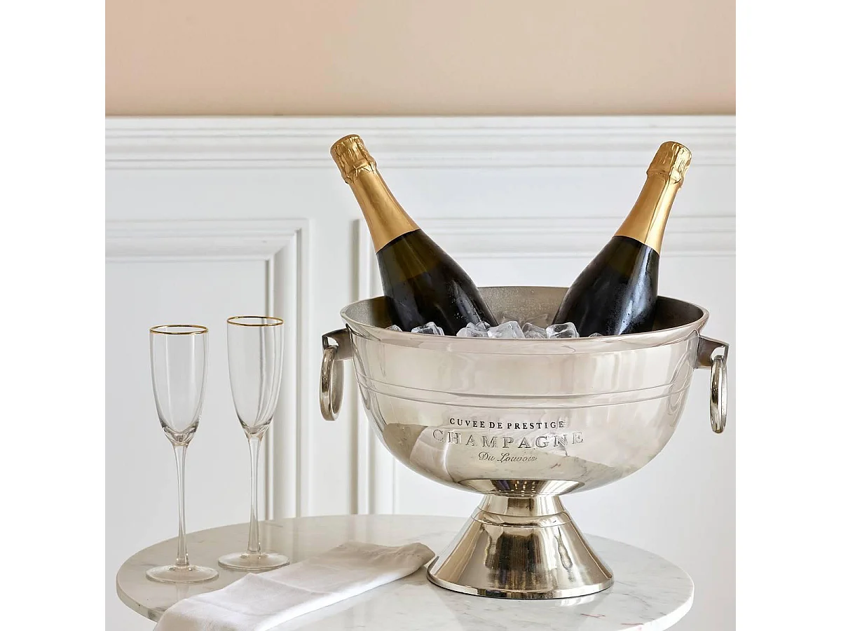 Vasque à Champagne "Cuvée de Prestige" 11L Argent