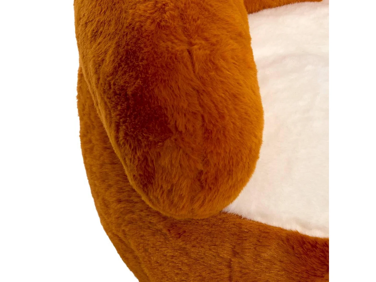 Fauteuil Enfant Renard "Zafa" 48cm Marron