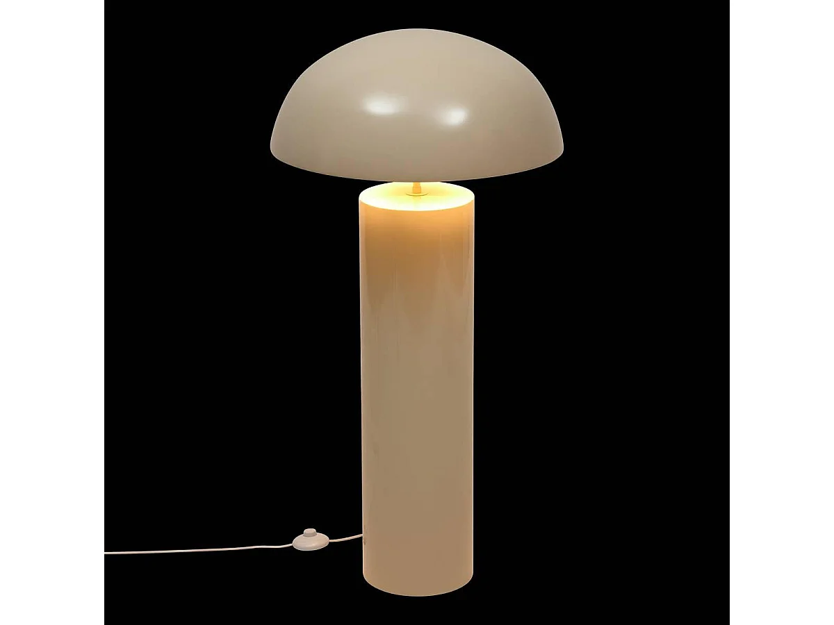 Lampadaire Champignon en Métal "Ulysse" 97cm Argile