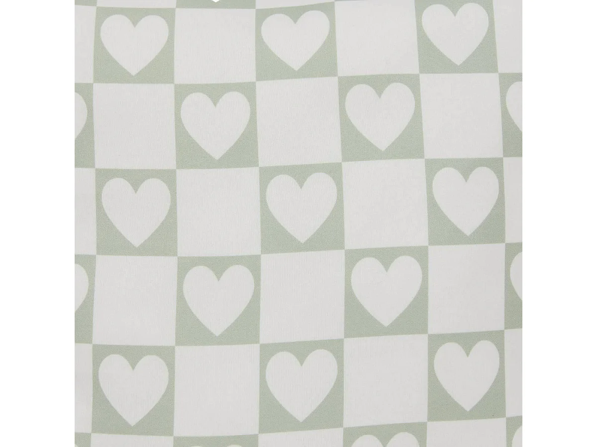 Coussin Déco Enfant Bouclette "Jaiko" 38x58cm Vert