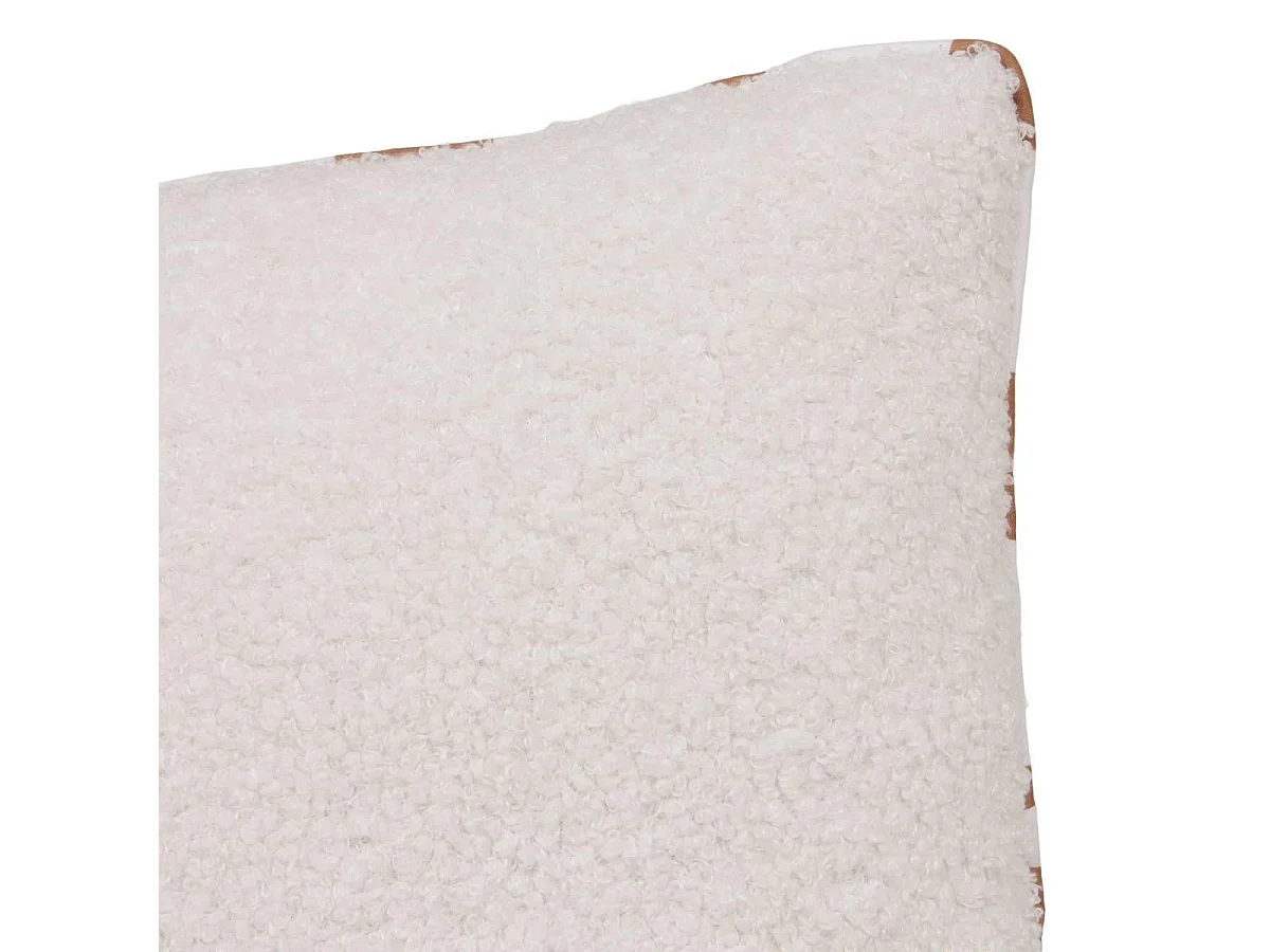 Coussin Déco Enfant Bouclette "Jaiko" 38x58cm Marron