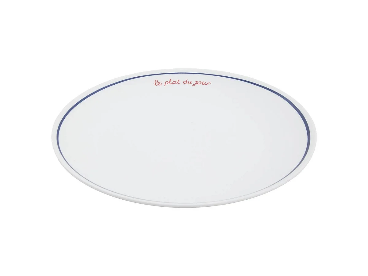 Lot de 6 Assiettes Plates "Fra" 27cm Bleu