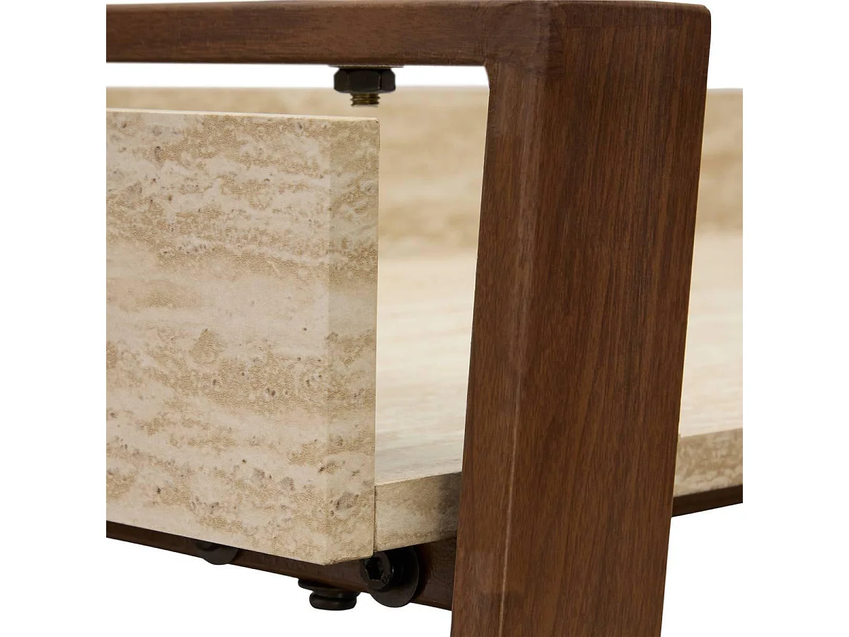 Bureau en Verre "Ariro" 110cm Beige