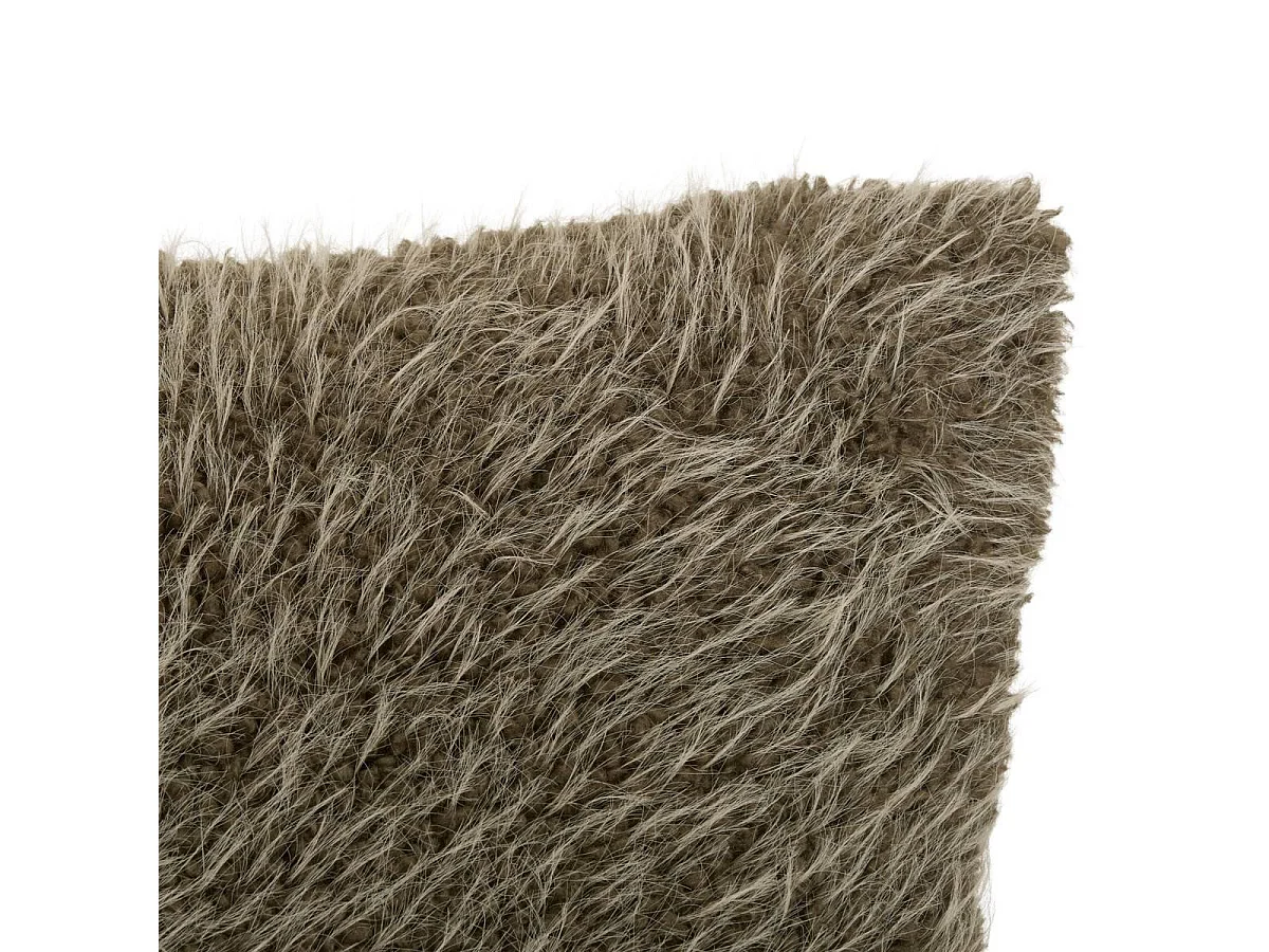 Coussin Imitation Fourrure "Nyero" 50x80cm Kaki