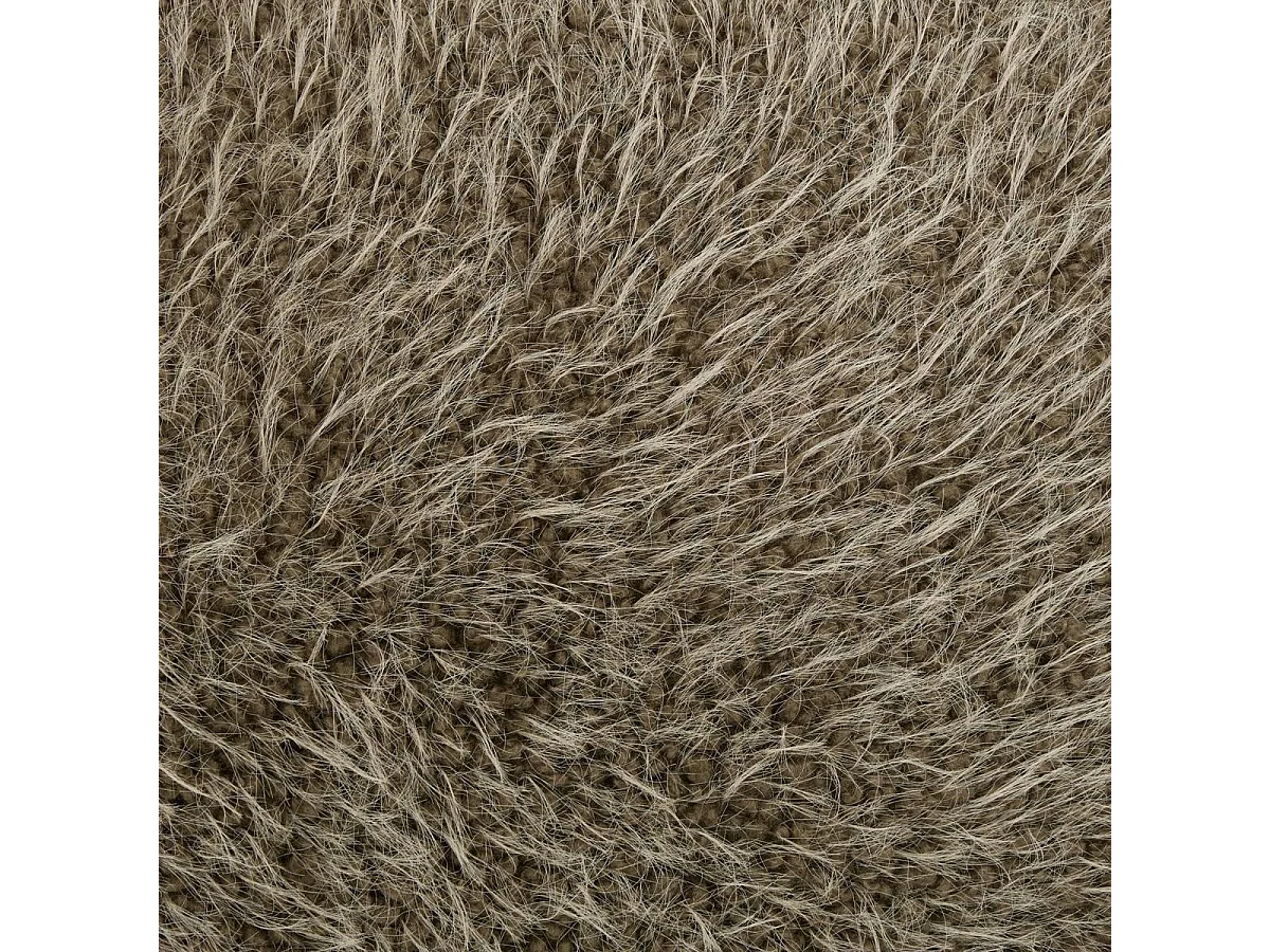 Coussin Imitation Fourrure "Nyero" 50x80cm Kaki