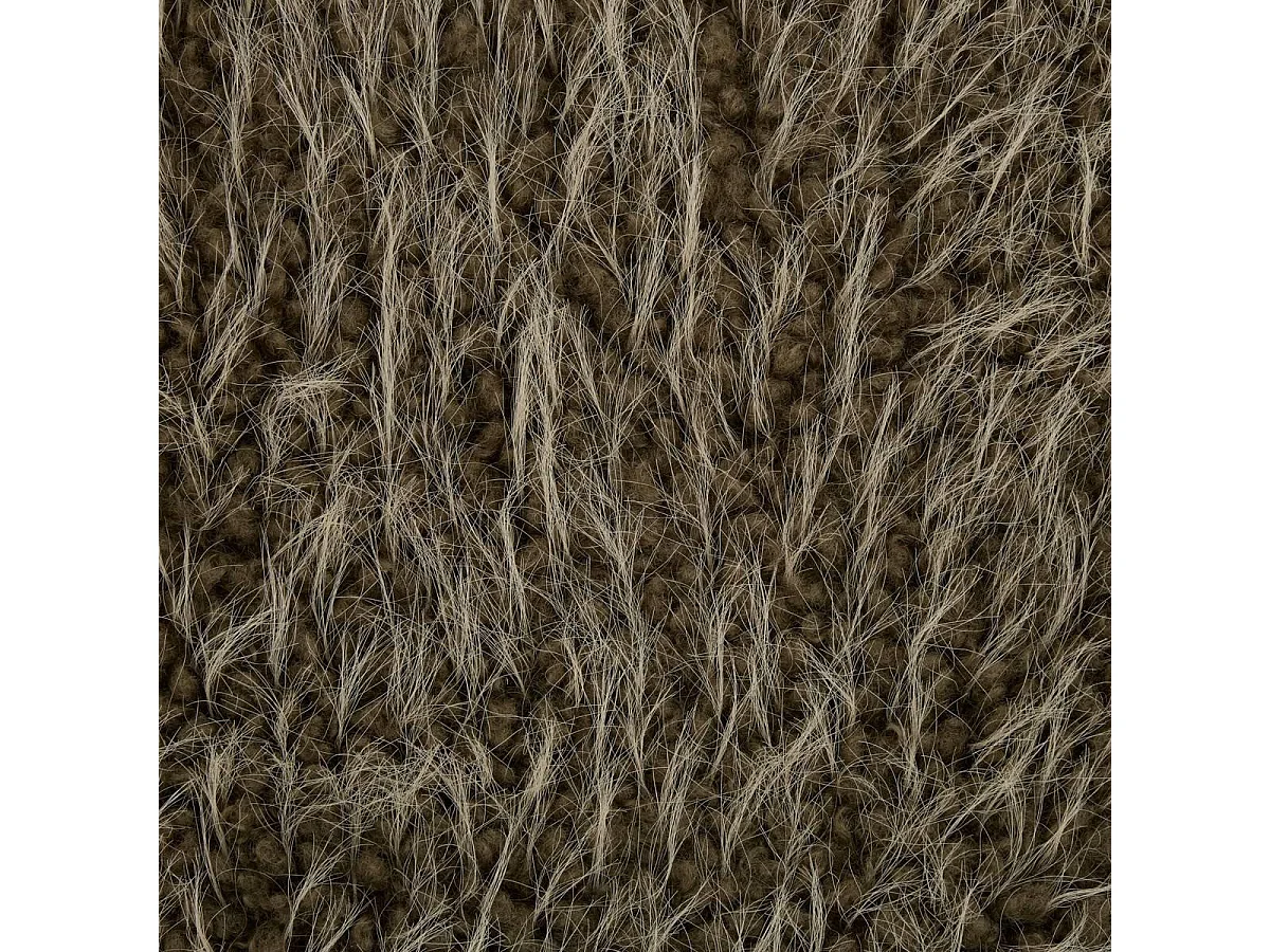 Coussin Imitation Fourrure "Nyero" 45x45cm Kaki