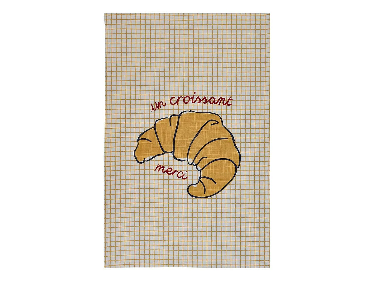Lot de 3 Torchons de Cuisine "Fra" 45x70cm Multicolore