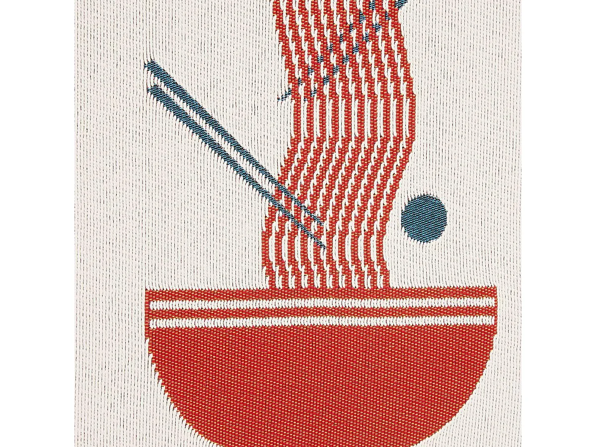 Tapis de Cuisine Antidérapant "Nippon Line" 60x90cm Blanc