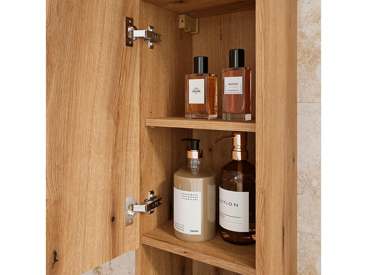 Riva-wandkast met 2 deuren, hout