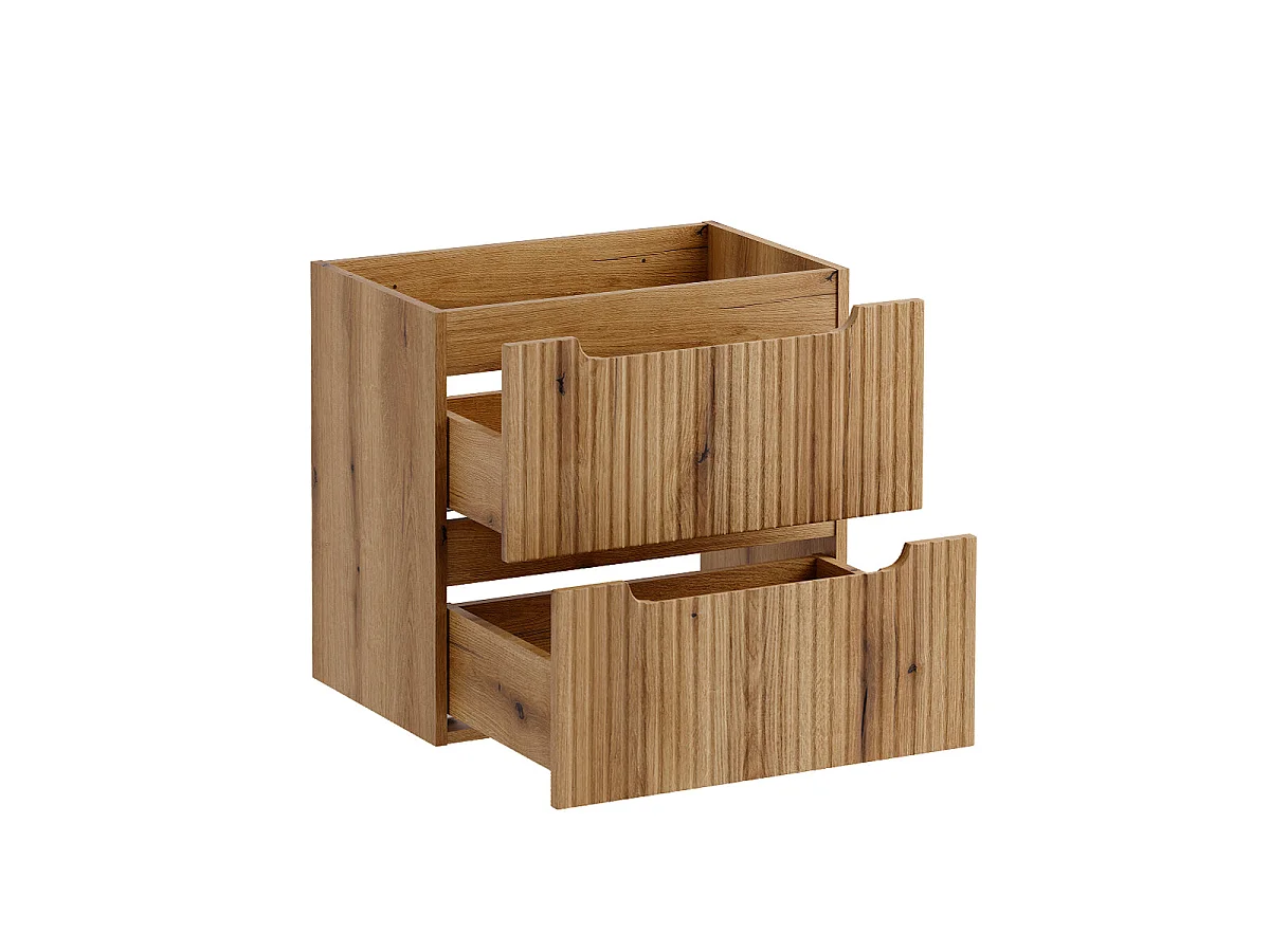Mobile sottolavabo da 60 cm con 2 cassetti Riva Bois