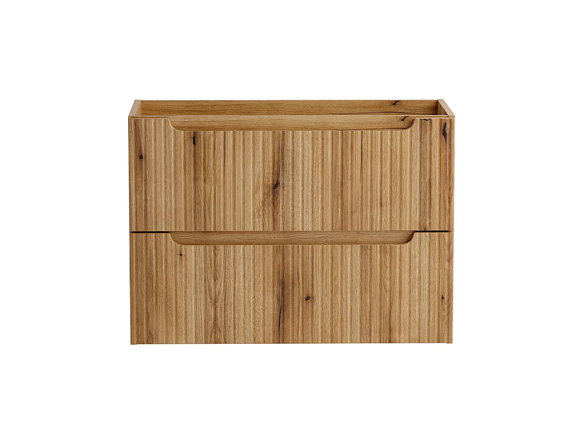 Mobile sottolavabo da 80 cm con 2 cassetti Riva Bois