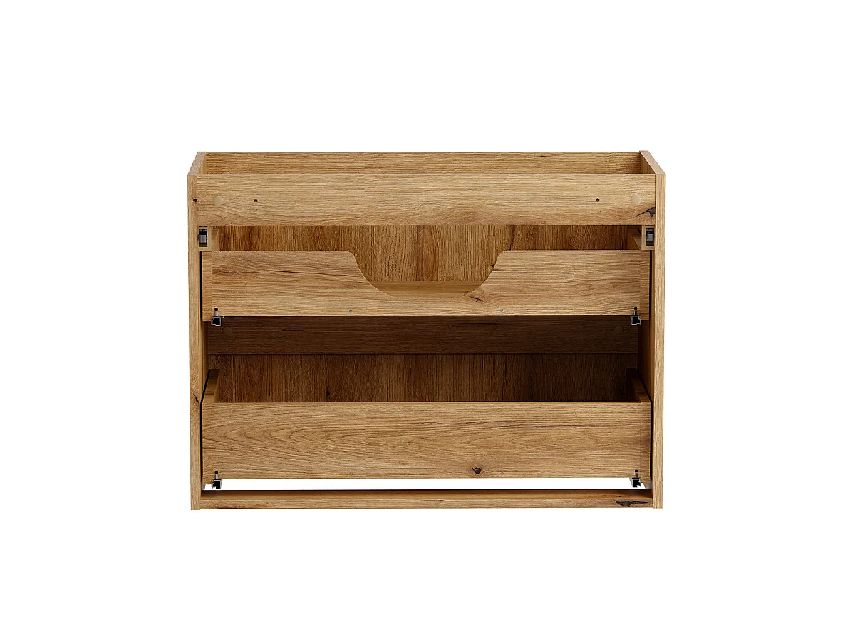 Mobile sottolavabo da 80 cm con 2 cassetti Riva Bois