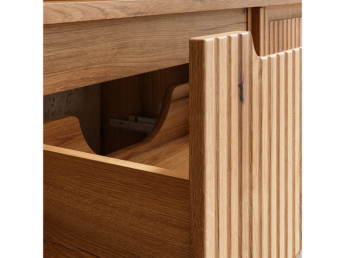 Mobile sottolavabo da 50 cm con 2 cassetti Riva Bois