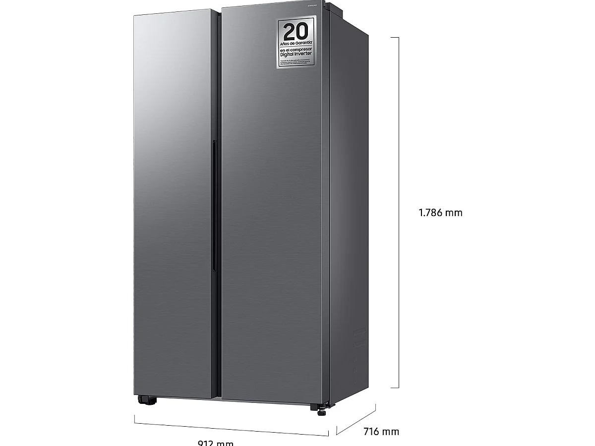 Samsung Serie 7 RS70F65QET Side-by-Side Kühlschrank Gefrierschrank 659L Edelstahl Wi-Fi SmartThings