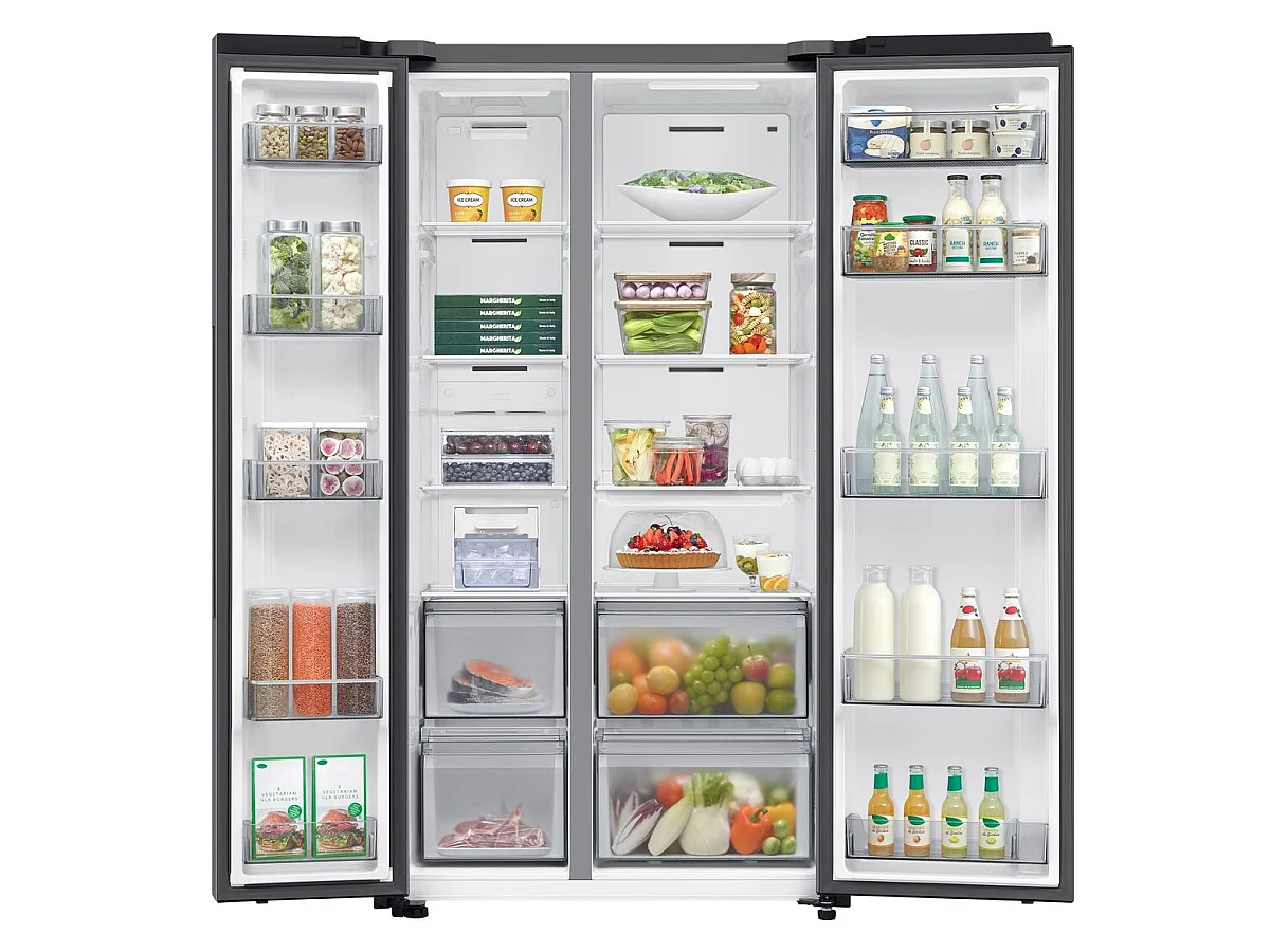Samsung Serie 7 RS70F65QET Side-by-Side Kühlschrank Gefrierschrank 659L Edelstahl Wi-Fi SmartThings