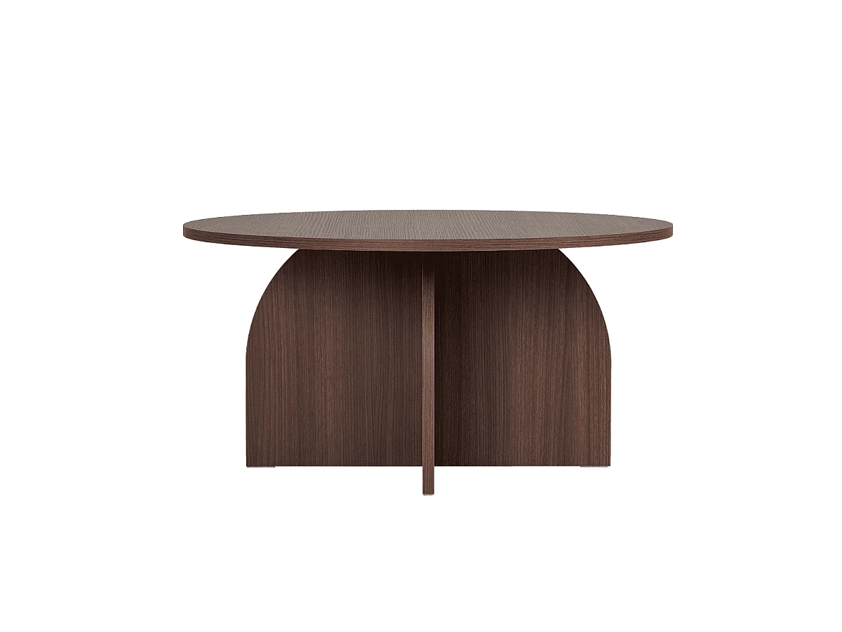 Table basse avec plateau rond D80 cm - CLOVER
