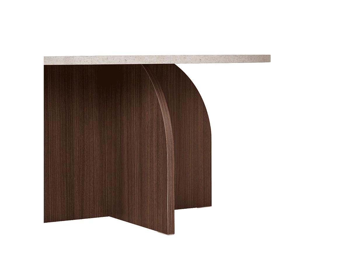 Table basse avec plateau rond D80 cm - CLOVER