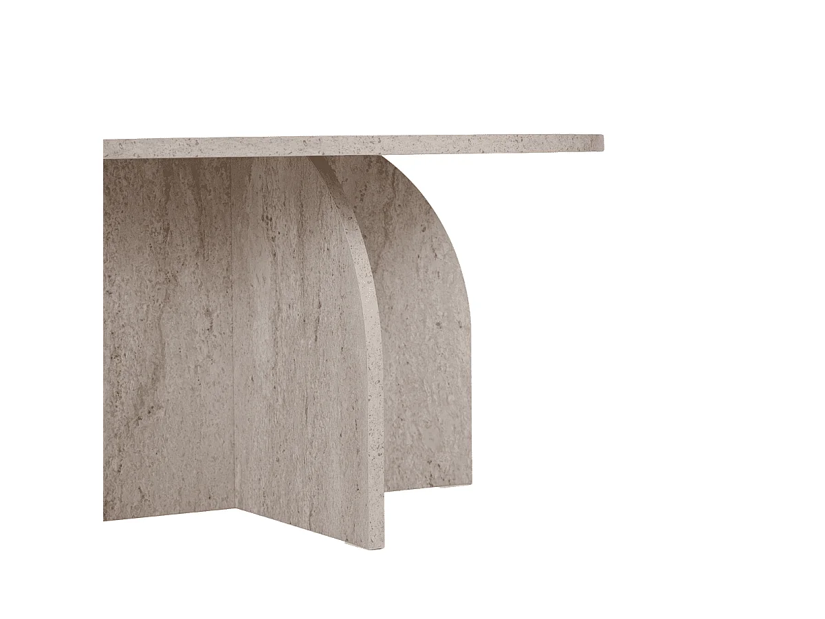 Table basse avec plateau rond D80 cm - CLOVER