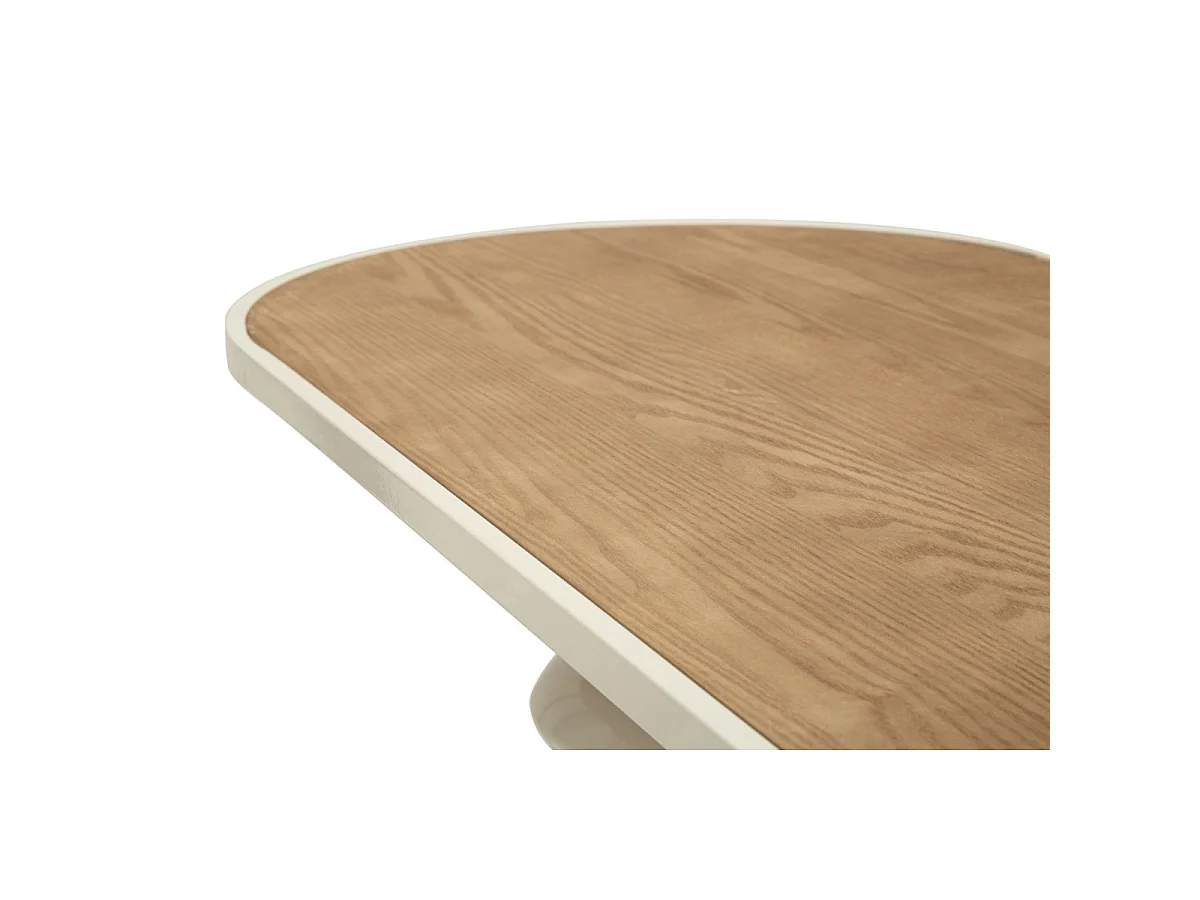 Console Totem en Métal "Pila" 150cm Crème