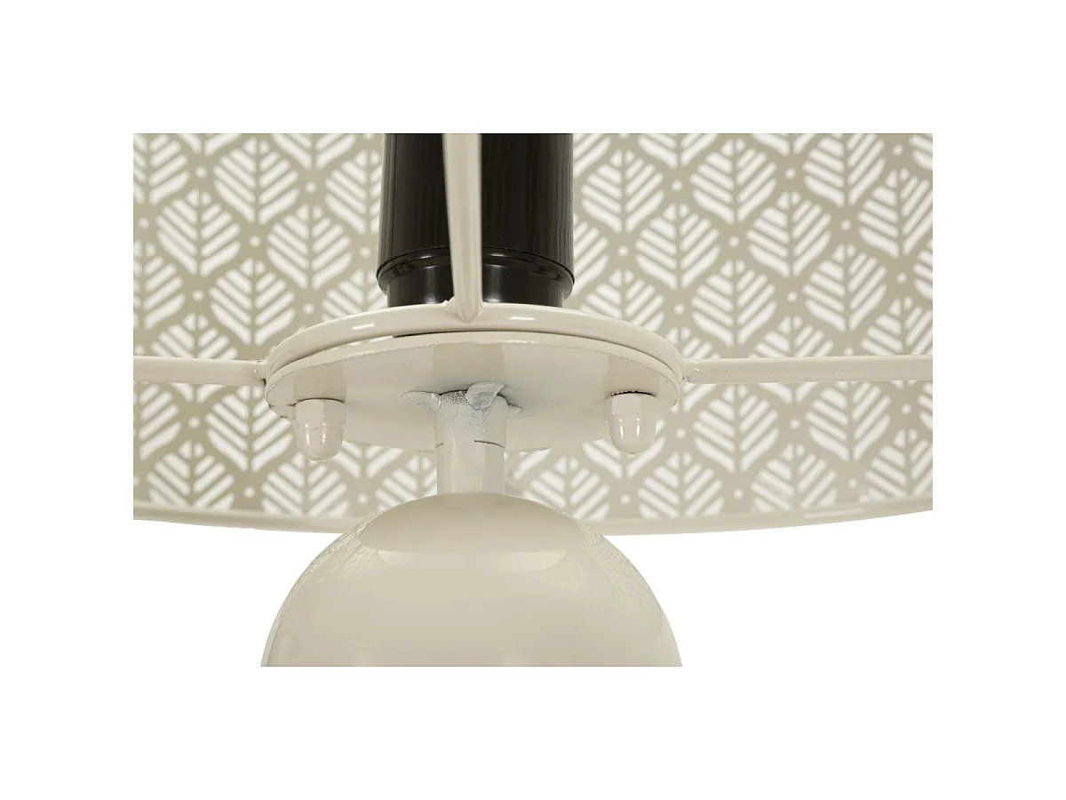 Lampe à Poser Totem en Métal "Pila" 71cm Crème