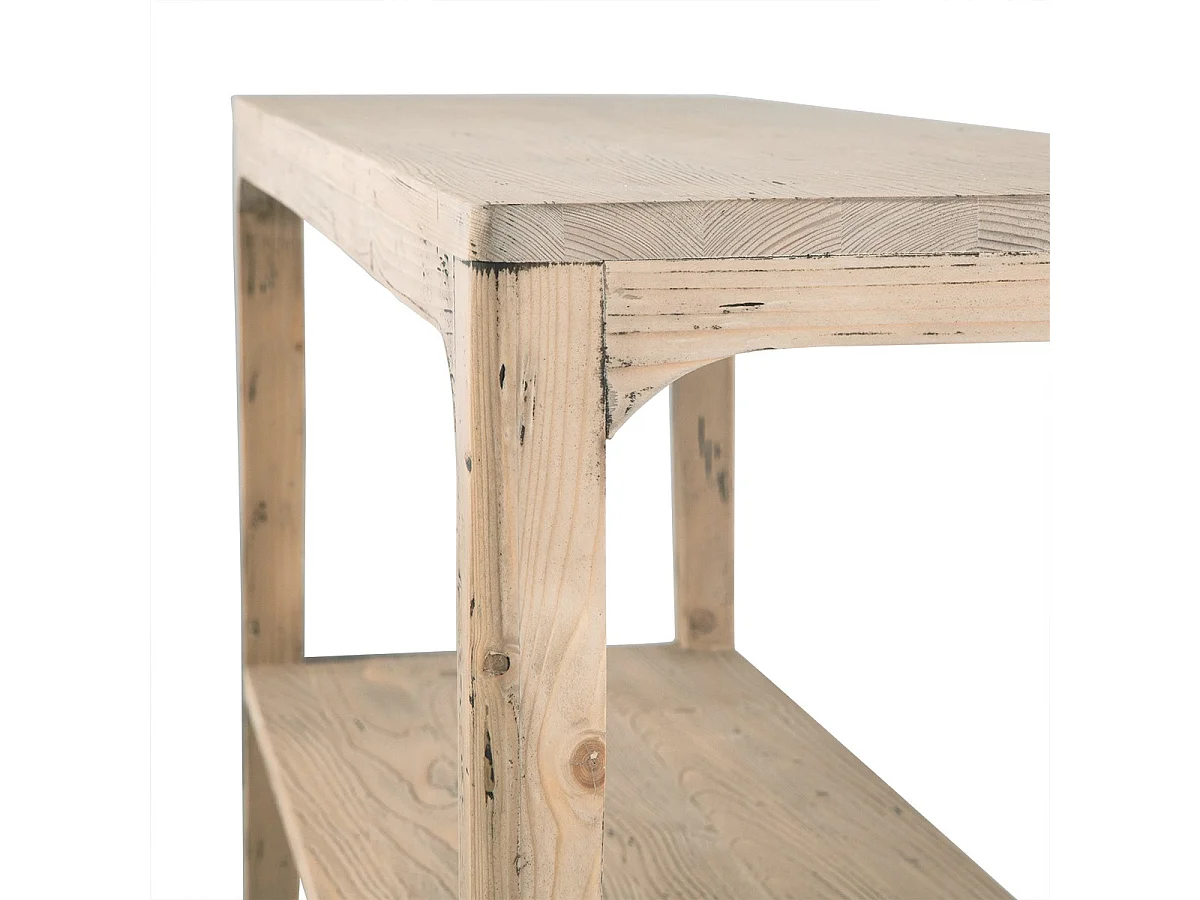 Consoletafel met 2 niveaus van massief grenenhout - HENRI