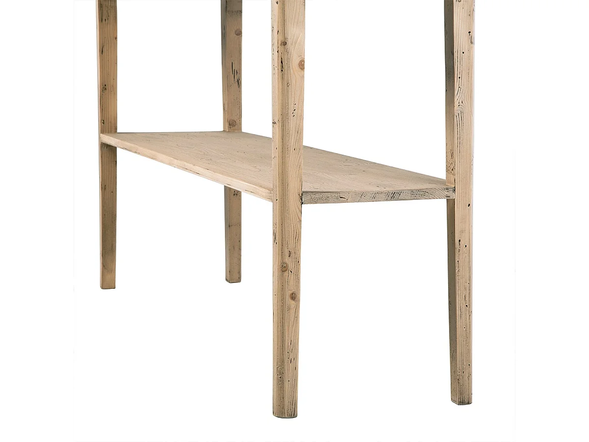 Consoletafel met 2 niveaus van massief grenenhout - HENRI