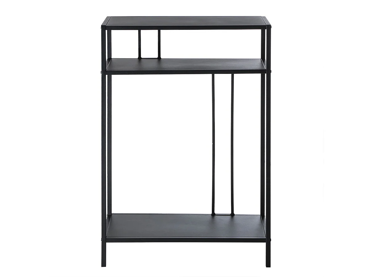 Højt konsolbord i sort metal, H90 cm - OLLI